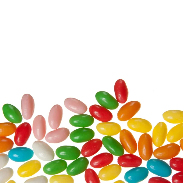 Candy beans border — Stock Photo, Image