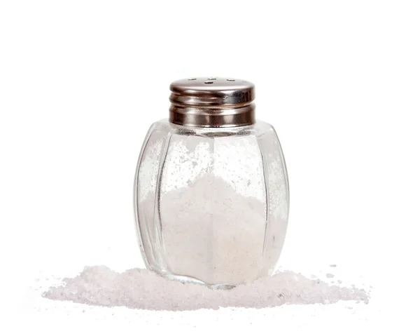 塩のシェーカーを隔離 — ストック写真