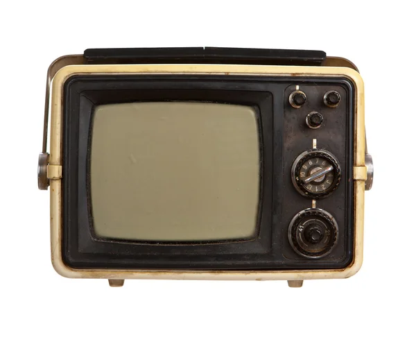 Vecchio ricevitore TV portatile — Foto Stock