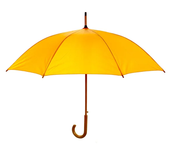 Megnyitott sárga esernyő — Stock Fotó