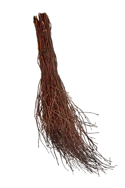 Wicked broom isolated — Stock Photo, Image