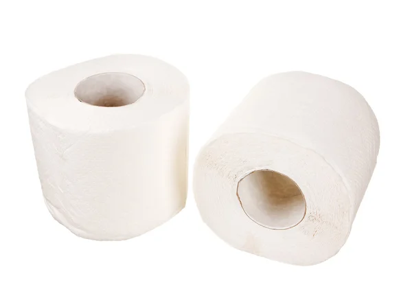 Twee rollen wc-papier — Stockfoto
