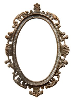 Vintage oval çerçeve