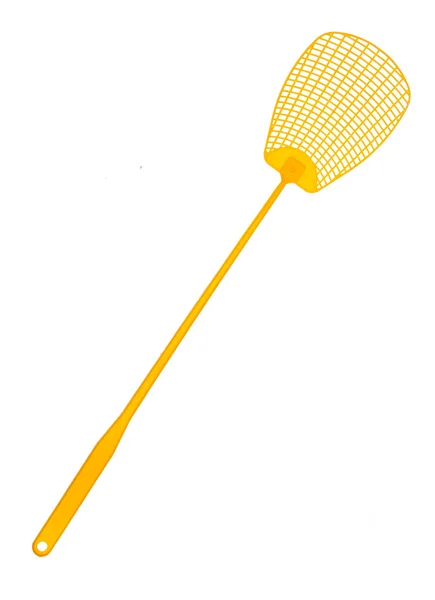 黄色 flyswatter — 图库照片