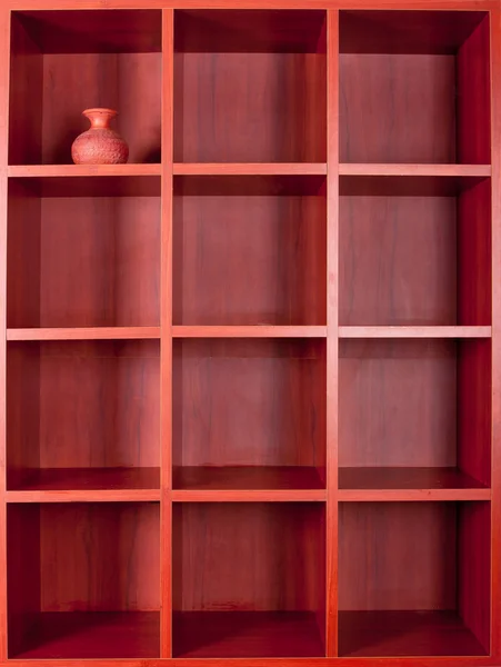 木製の本棚 — ストック写真