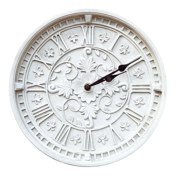 Isolated wall clock — Stock Photo, Image