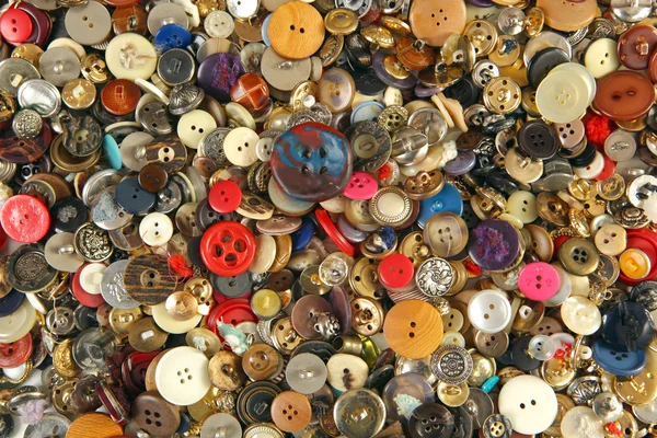 Old buttons background — Stock Photo, Image