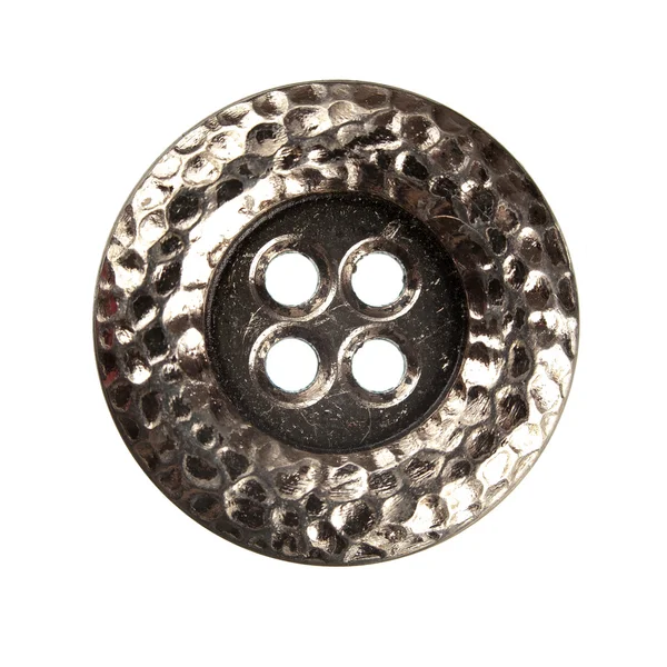 Eski metal düğme — Stok fotoğraf