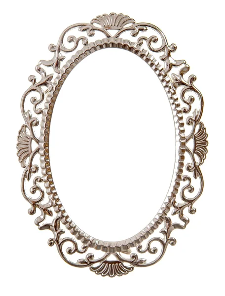 Oval süslü çerçeve