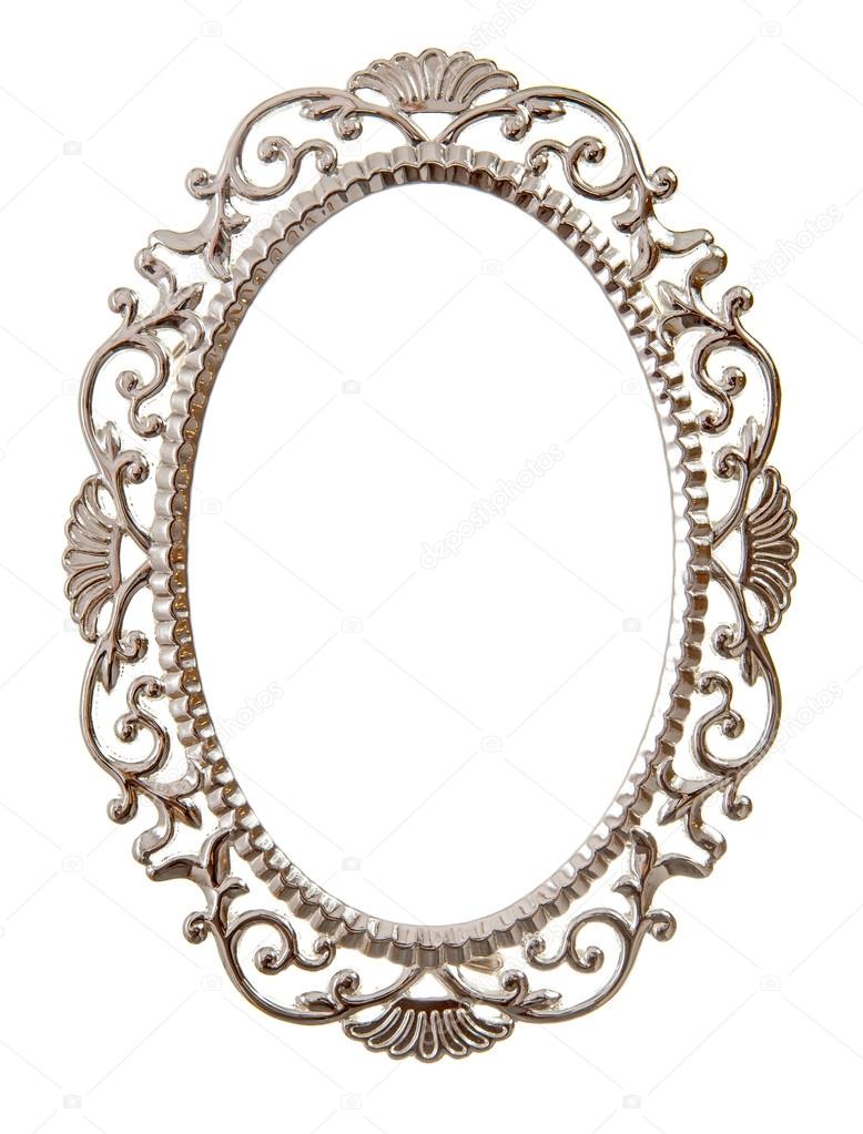 Oval ornate frame