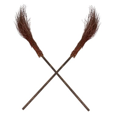 izole, çapraz, eski wicked süpürgeler