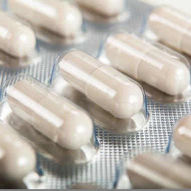 paket beyaz hap yakın çekim