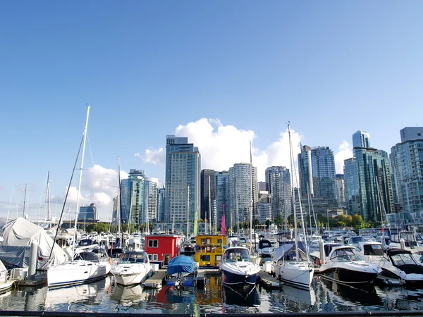 Hamnen i vancouver city, british columbia, Kanada — Stockfoto