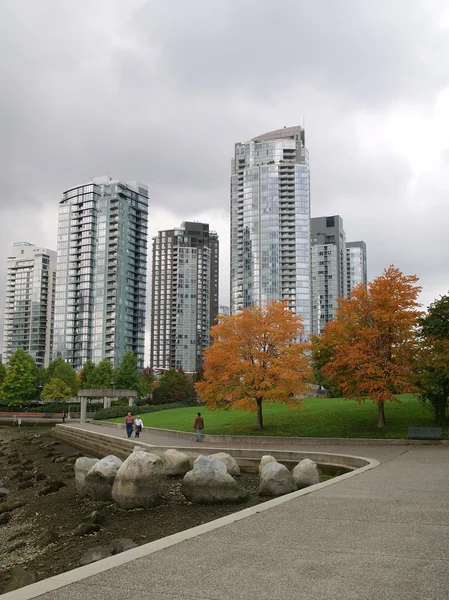Towers of Vancouver city — Stock Photo, Image