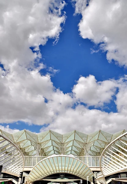 Gare oriente železniční stanice v Lisabonu — Stock fotografie