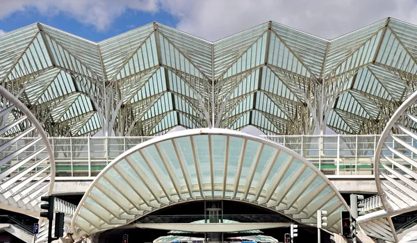 Gare de oriente railway station, Lissabon, portugal — Stockfoto