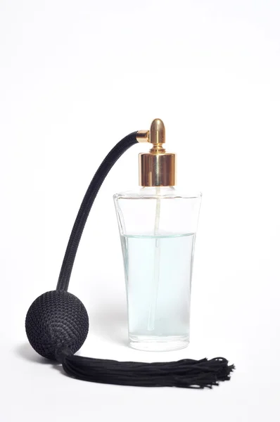 Frasco de perfume aislado en blanco — Foto de Stock