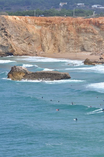 HDR 'de Portekiz' in Rocky sahili — Stok fotoğraf