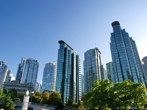 Towers of Vancouver BC, Canada — Stock Photo, Image