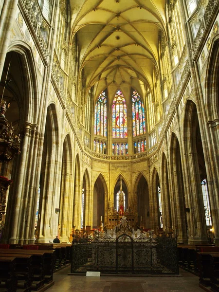 Catedral de San Vito en el Castillo de Praga —  Fotos de Stock