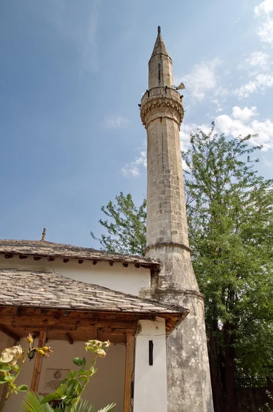 Minarete em Mostar, Bósnia — Fotografia de Stock