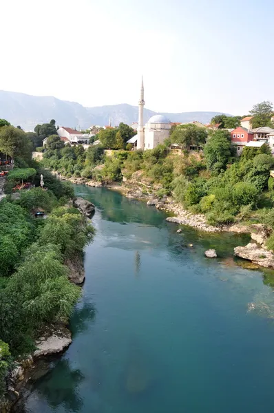 Вид на Мостар в Боснии и Герцеговине — стоковое фото