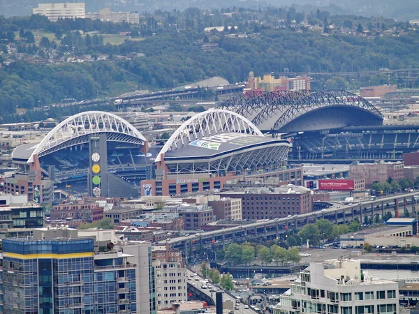 SEATTLE - OCTOBER 06: Century Link Field stadium. Home of Seattl — Stock Photo, Image