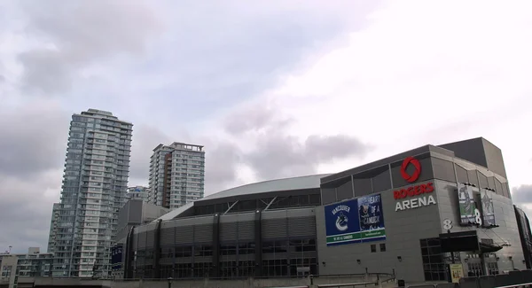 VANCOUVER - OUTUBRO 09: Rogers Arena é uma arena de esportes indoor l — Fotografia de Stock
