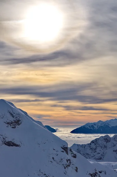 Montagne di Nassfeld in Austria — Foto Stock