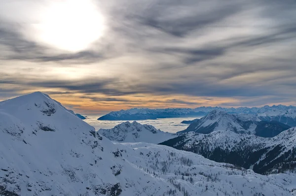 Montagne di Nassfeld in Austria — Foto Stock