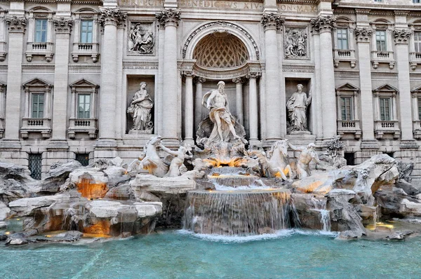 Trevi fountain in Rome — Stock Photo, Image