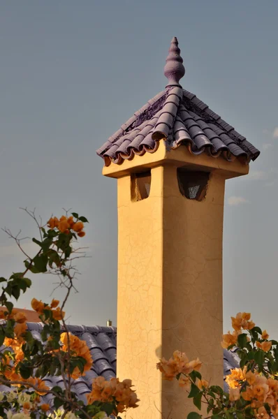 Arabic style chimney in Morocco — Stock Photo, Image