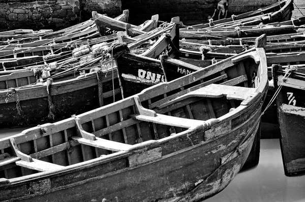 Łodzie rybackie, Essaouira, Maroko — Zdjęcie stockowe