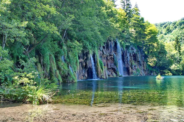 Плітвіцькі озера в Хорватії — стокове фото