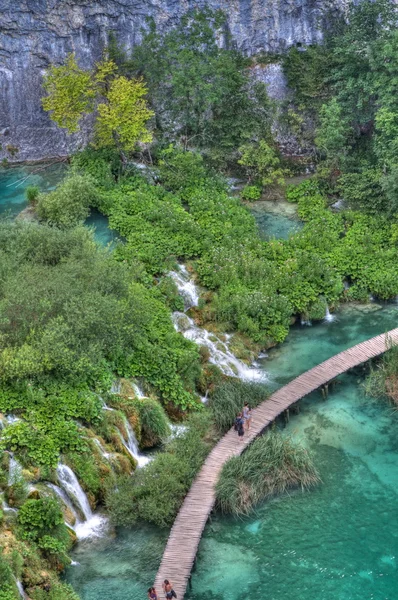 Pltvice sjöar i Kroatien — Stockfoto