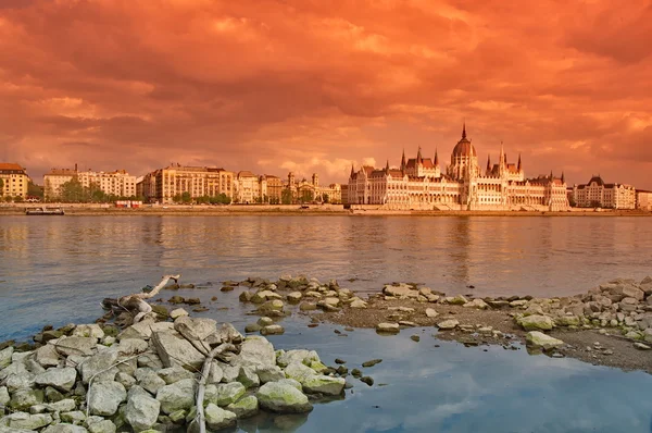 Parlamento ungherese a Budapest — Foto Stock