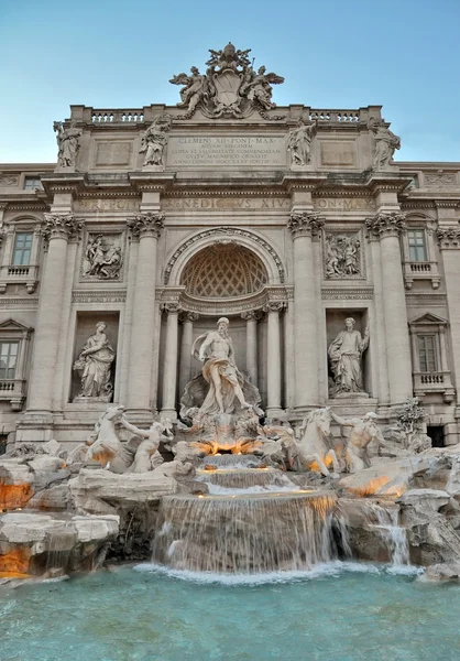 Trevi fountain in Rome — Stock Photo, Image