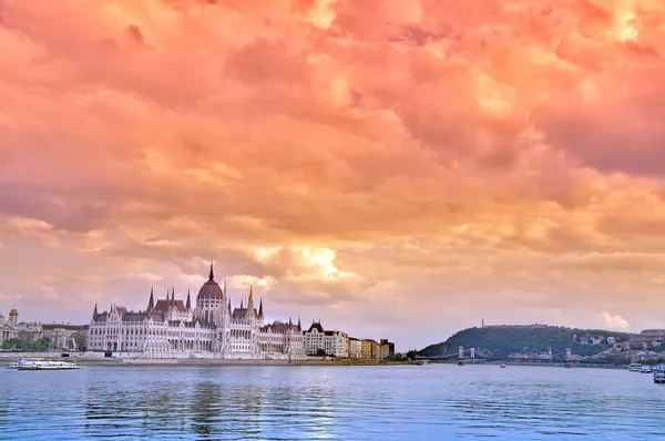 Parliament of Hungary in Budapest — Stock Photo, Image