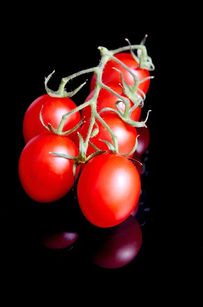 Pomidory na czarny — Zdjęcie stockowe