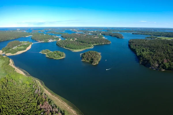 Veduta Aerea Dell Arcipelago Stoccolma Svezia Europa — Foto Stock