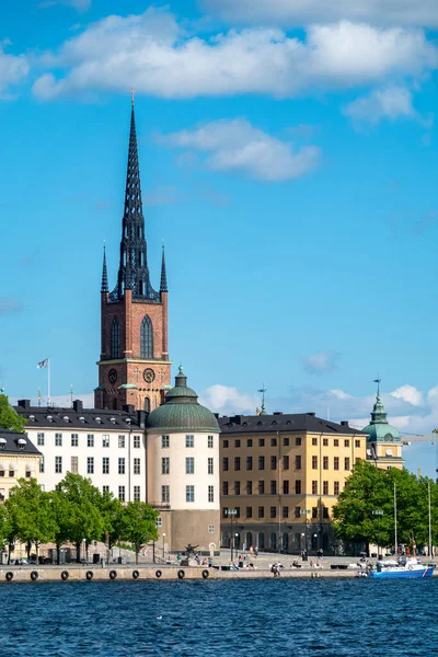 Vista Gamla Stan Ciudad Vieja Estocolmo Capital Suecia Europa — Foto de Stock
