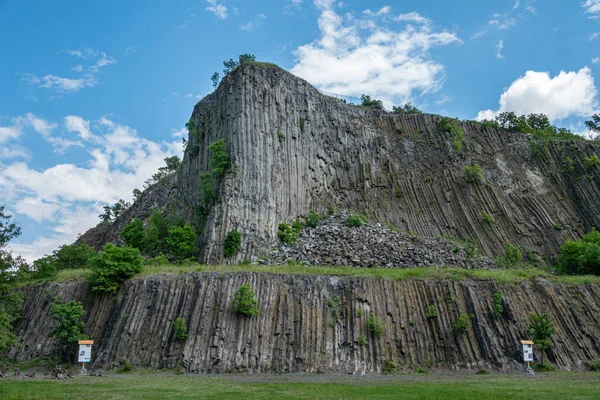 Hegyestu Geological Basalt Cliff Kali Basin Hungary — Stok fotoğraf