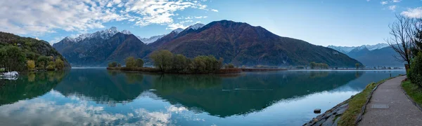 Novate Mezzola Gölü Valchiavenna Campo Val Codera Talya — Stok fotoğraf