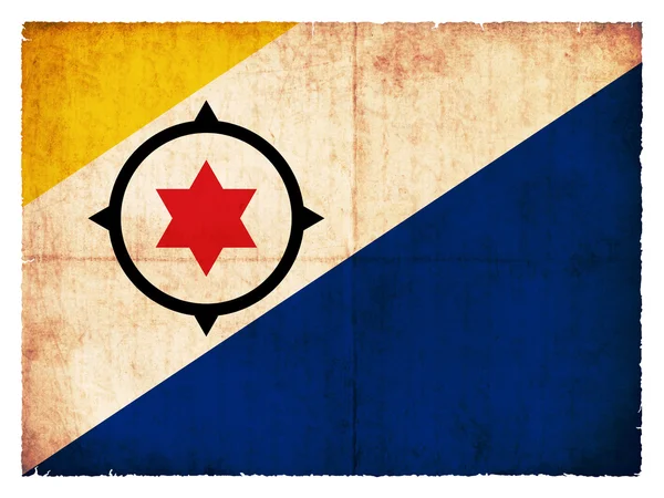 Grunge flag of Bonaire (Netherlands) — Zdjęcie stockowe