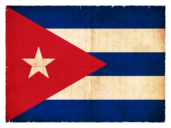 Bandera Grunge de Cuba (Países Bajos) ) — Foto de Stock