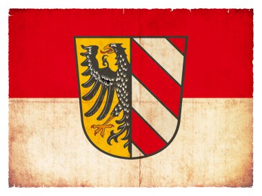 nuremberg (Bavyera, Almanya bayrağı Grunge)