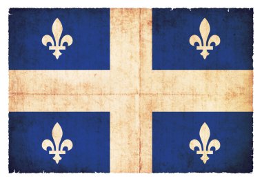 Quebec (Kanada eyaleti Grunge bayrağı)