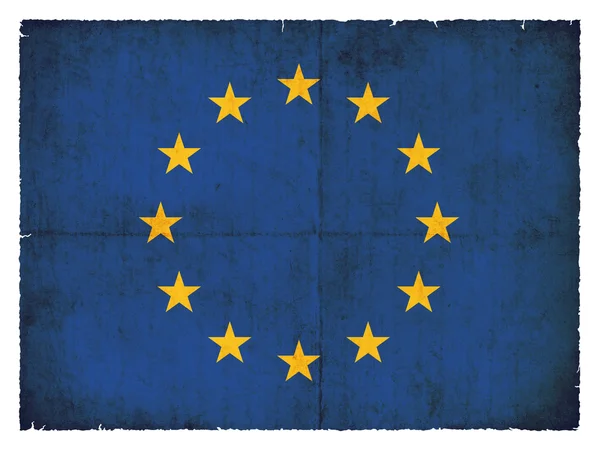 Flaga Grunge Europy — Zdjęcie stockowe