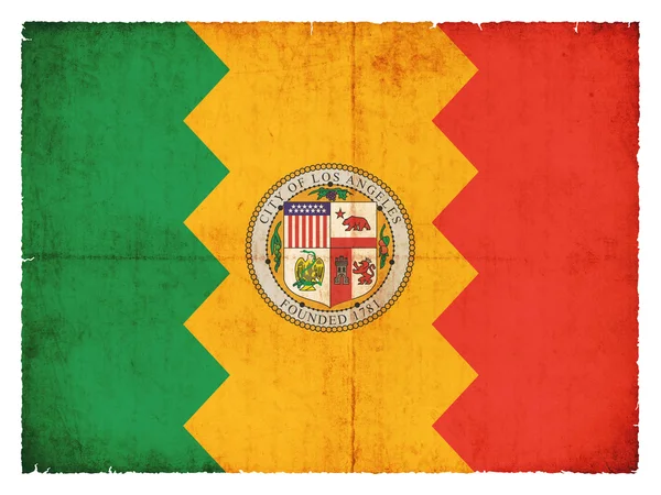 Grunge vlajka Los Angeles (Usa) — Stock fotografie
