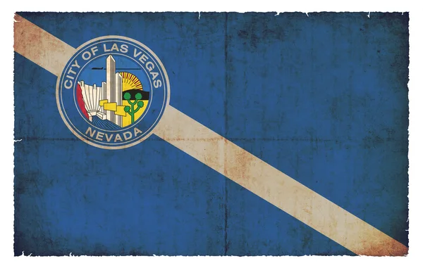 Гранж-флаг Лас-Вегаса (США) ) — стоковое фото